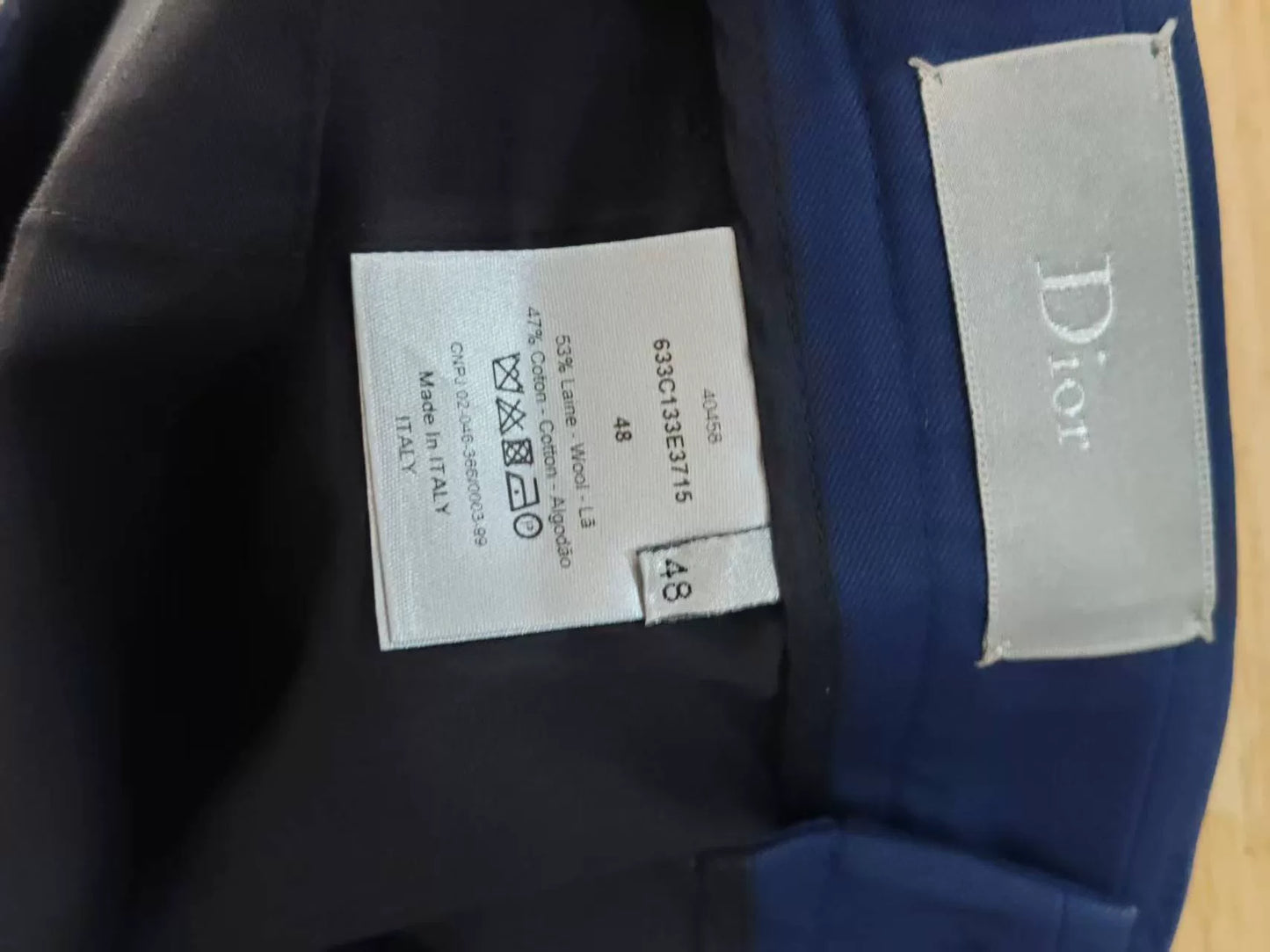 Dior Wool Trousers for Men