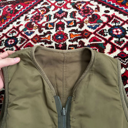 visvim iris liner vest in nylon