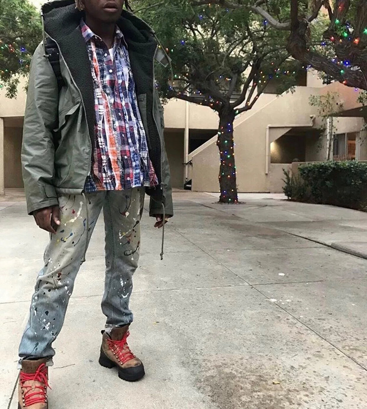 Number Nine Splatter Jeans ASAP Rocky