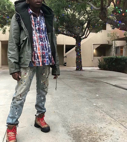 Number Nine Splatter Jeans ASAP Rocky