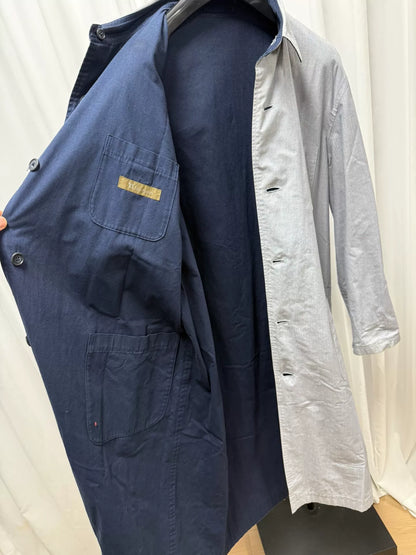 Yohji Yamamoto Y's Men Striped Reversible Coat