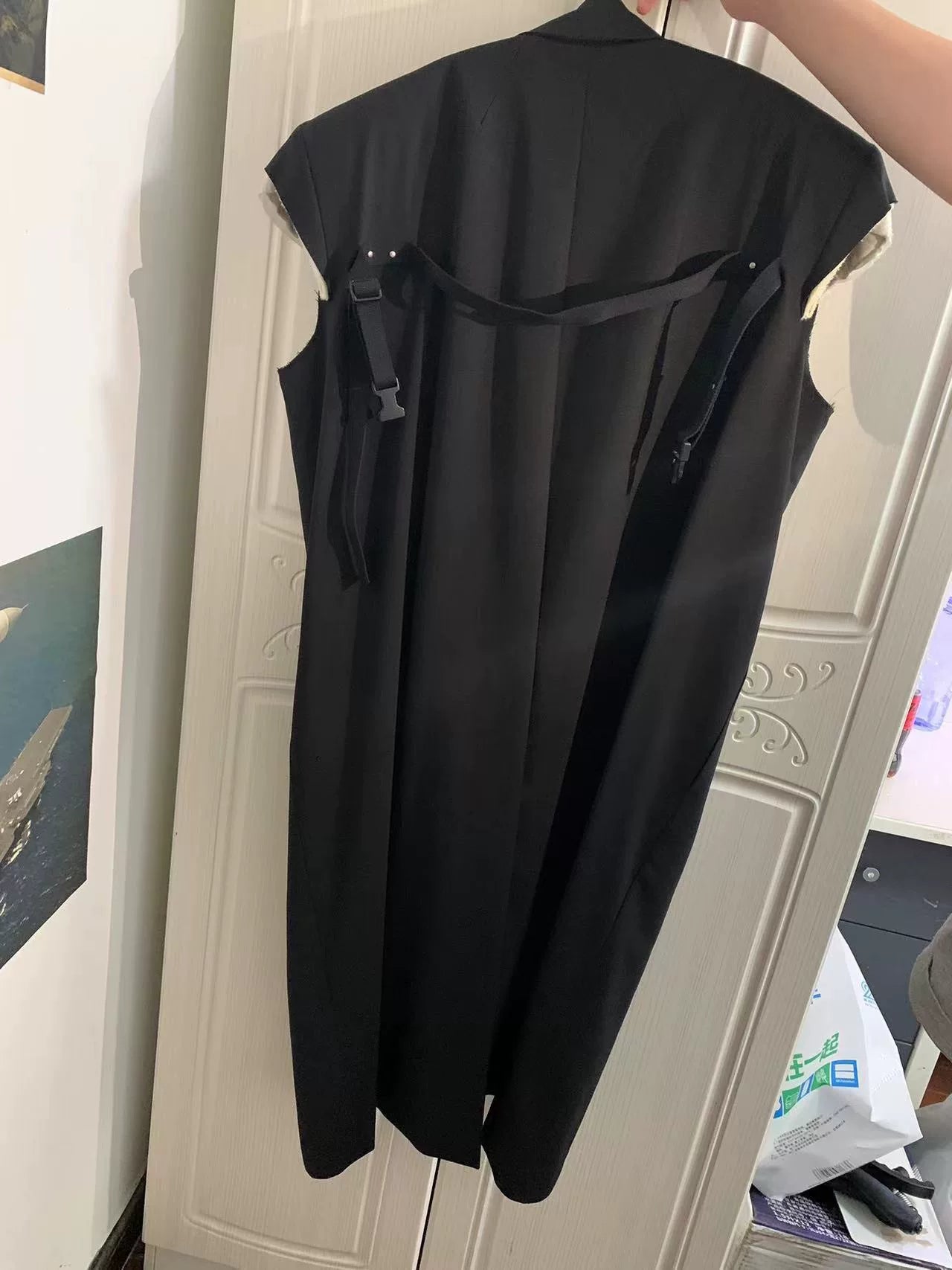 Rick Owens Gethsemane Sleeveless Coat