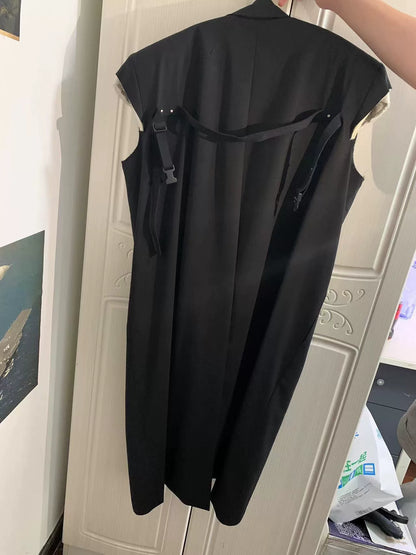 Rick Owens Gethsemane Sleeveless Coat