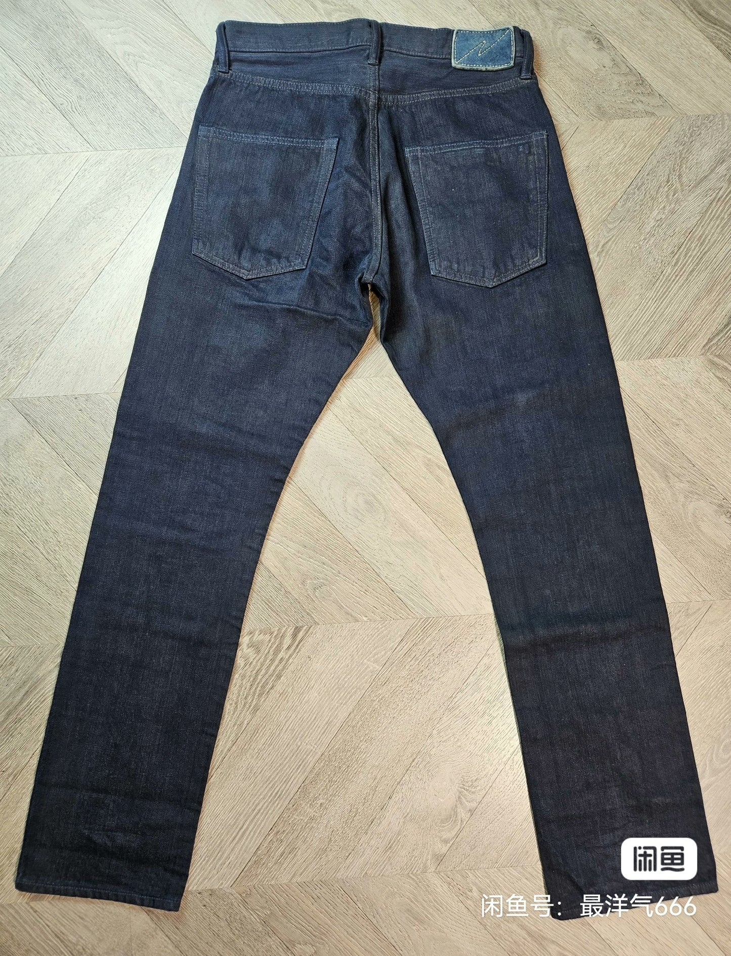 visvim indigo double dye denim pants