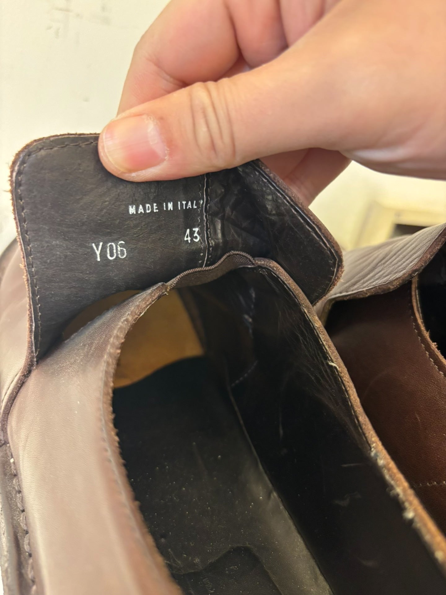 Yohji Yamamoto 2006 AW Round-Toe Leather Shoes