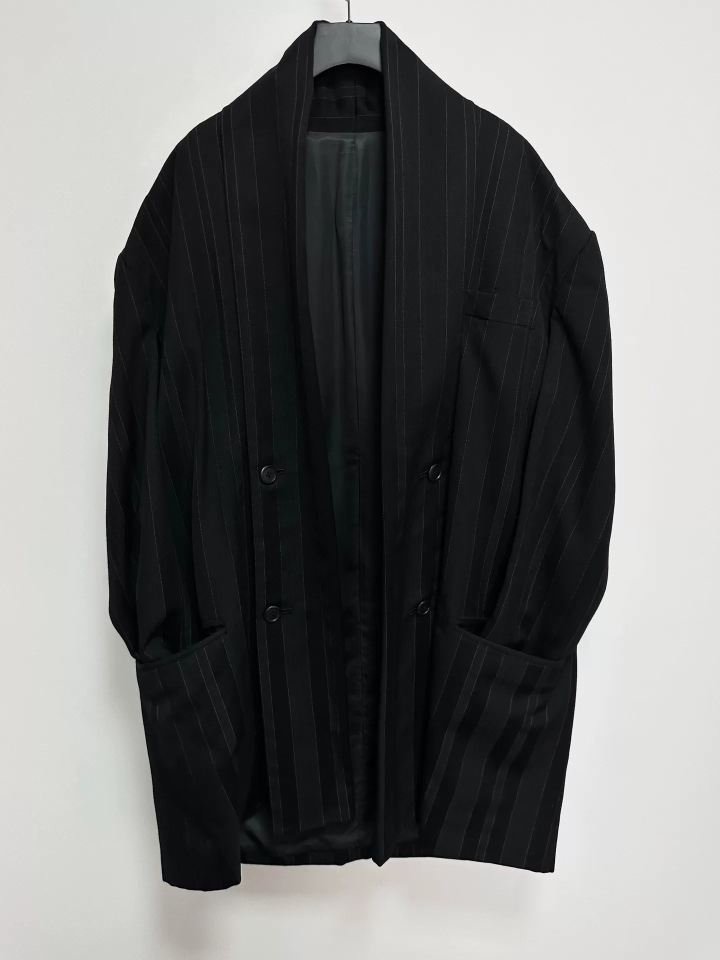 yohji yamamoto striped jacket from 1985