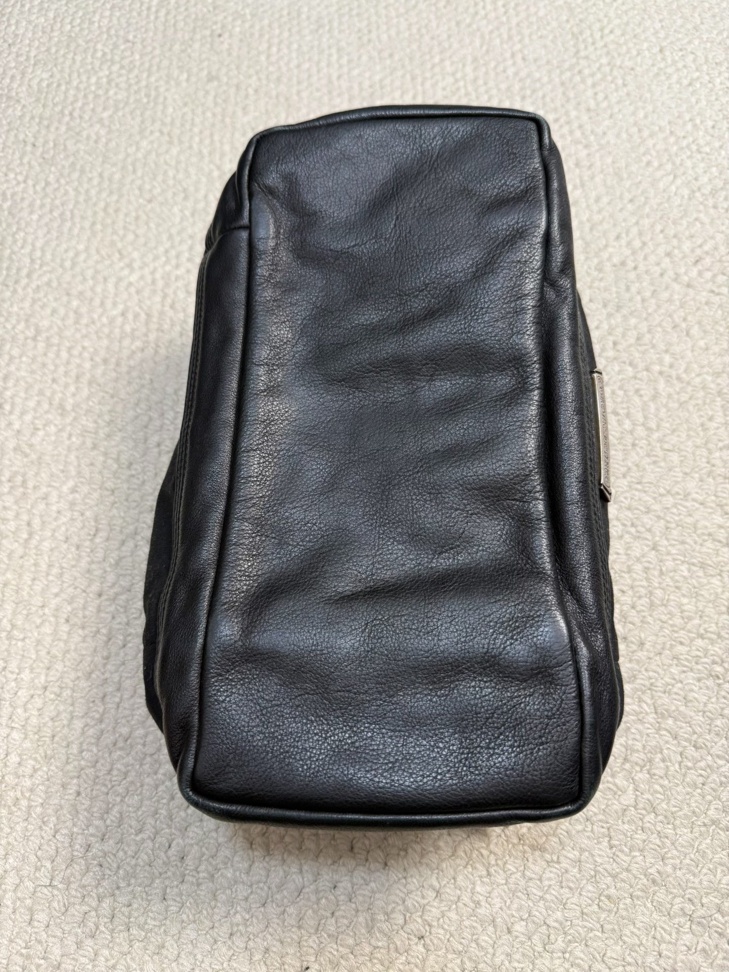 Chrome Hearts Cross Leather Wash Bag