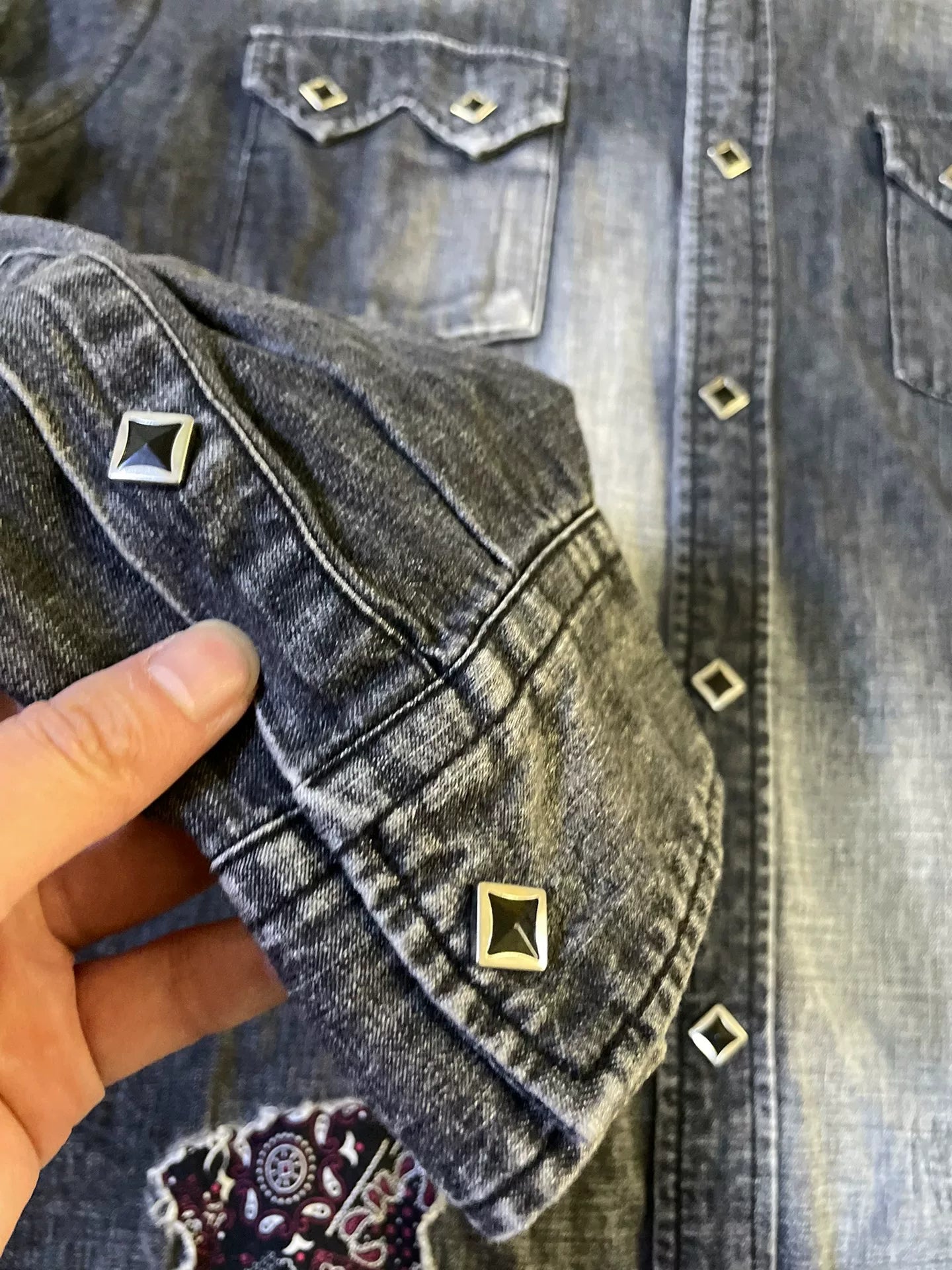 Vanquish & Fragment Denim Long Sleeve Shirt