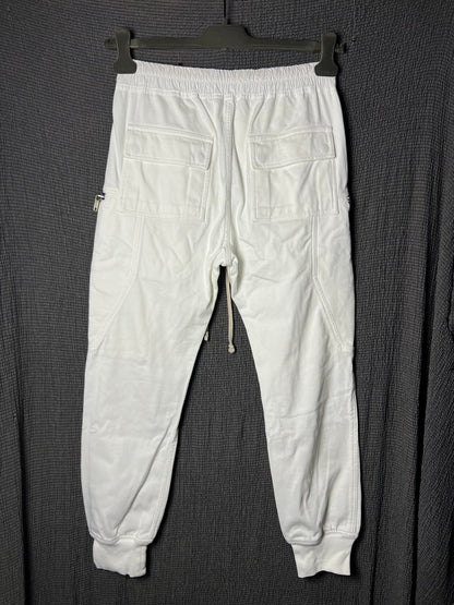 Rick Owens 20ss White Cargo Jogger Pants