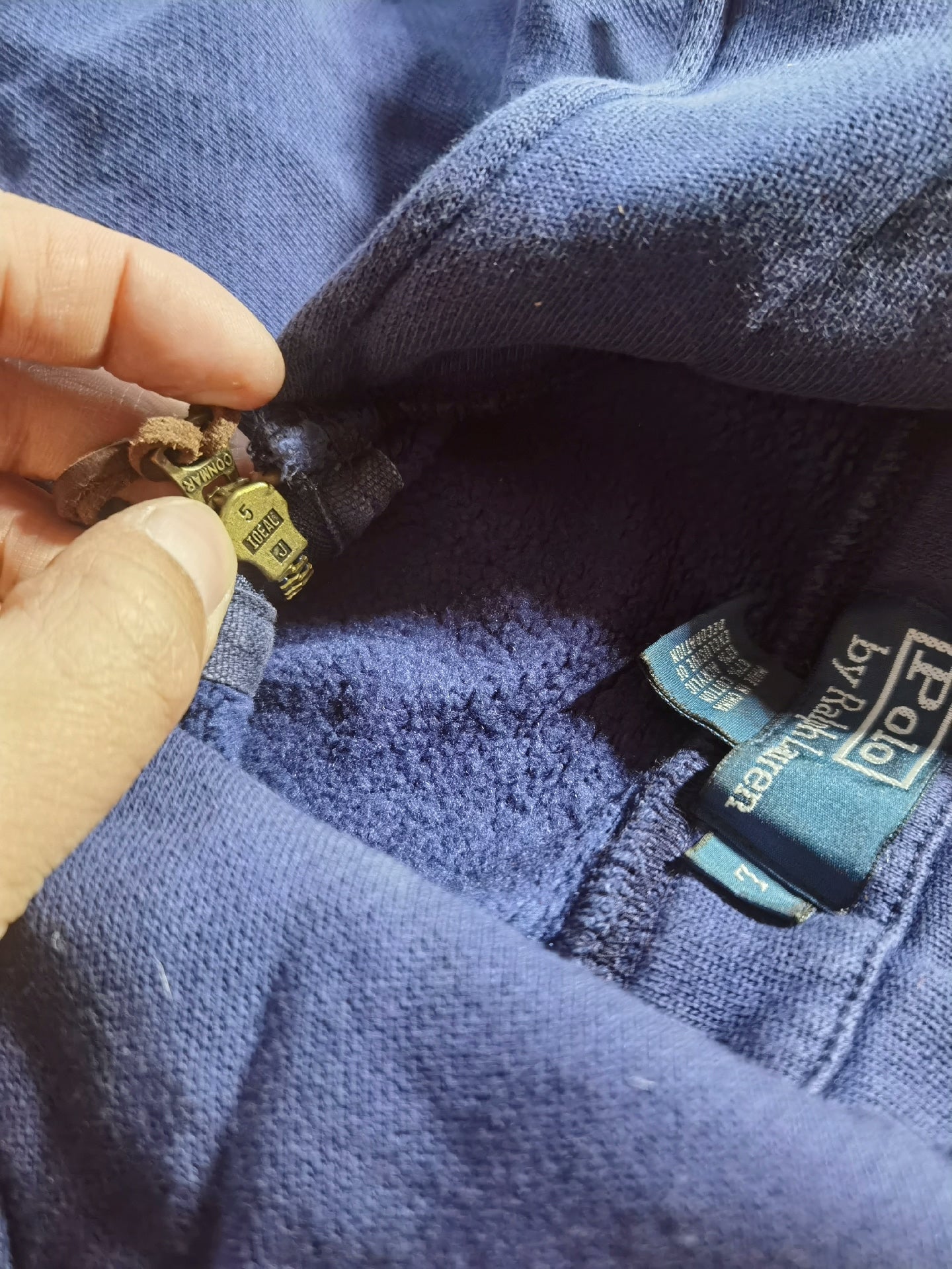 RRL Ralph Lauren Half-Zip Sweatshirt Jacket
