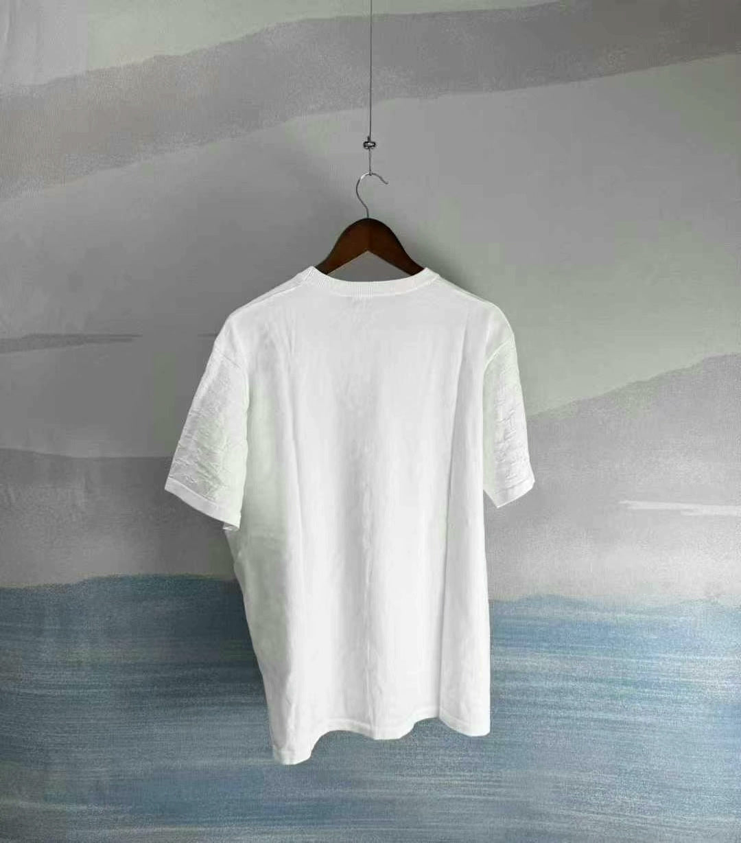 Louis Vuitton White Printed Short Sleeve T-Shirt