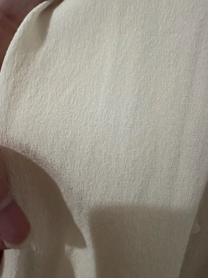 Saint Laurent Beige Silk Classic Shirt