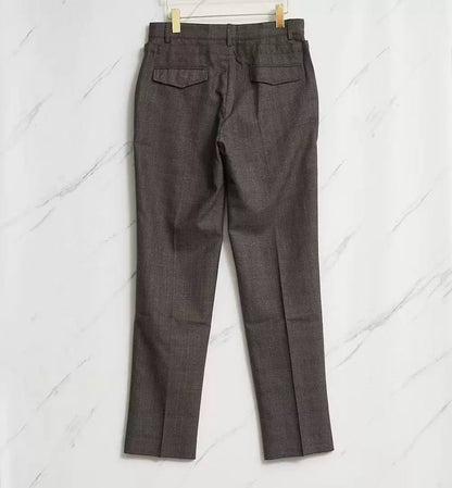 Saint Laurent Men's Checkered Drawstring Pants