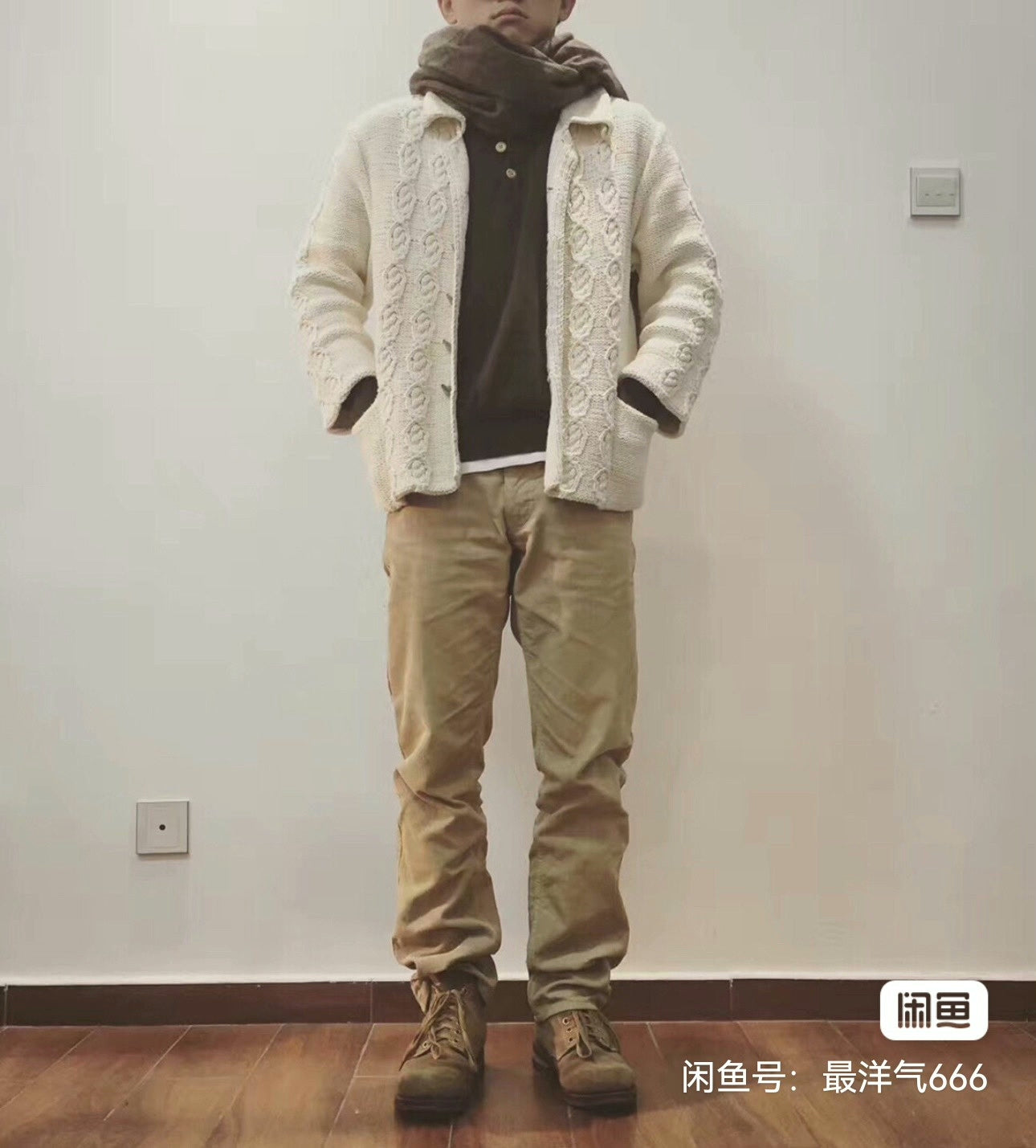 visvim highland knit bucky coverall jacket