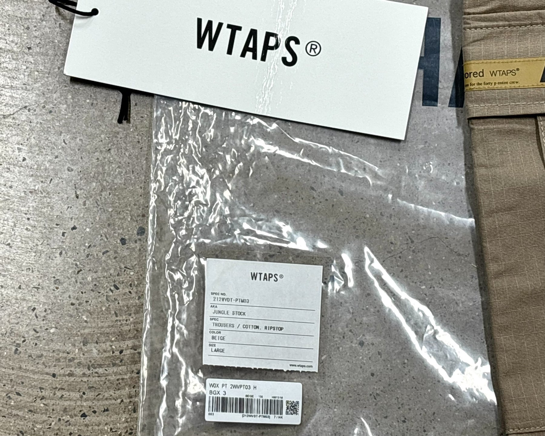 Wtaps 21AW Jungle Stock Cargo Pants