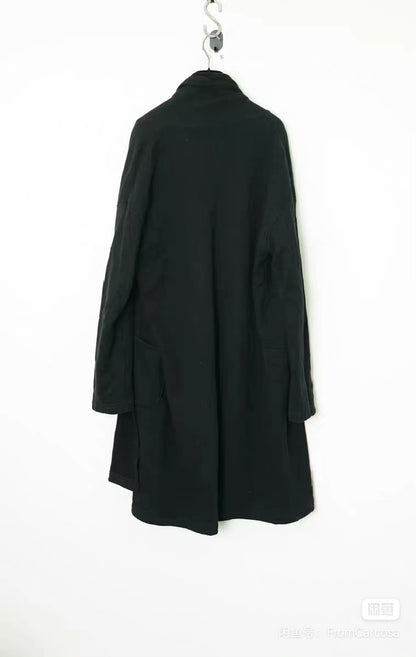 Yohji Yamamoto Mid-Length Cardigan Coat