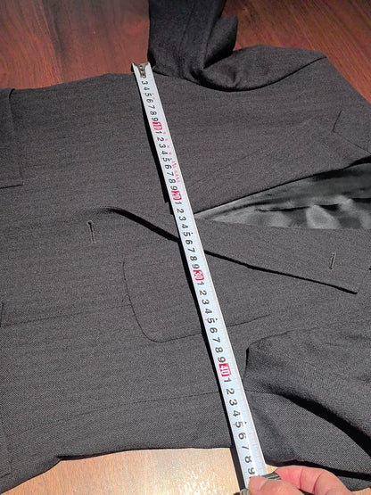 RAF SIMONS Black Wool Suit Set