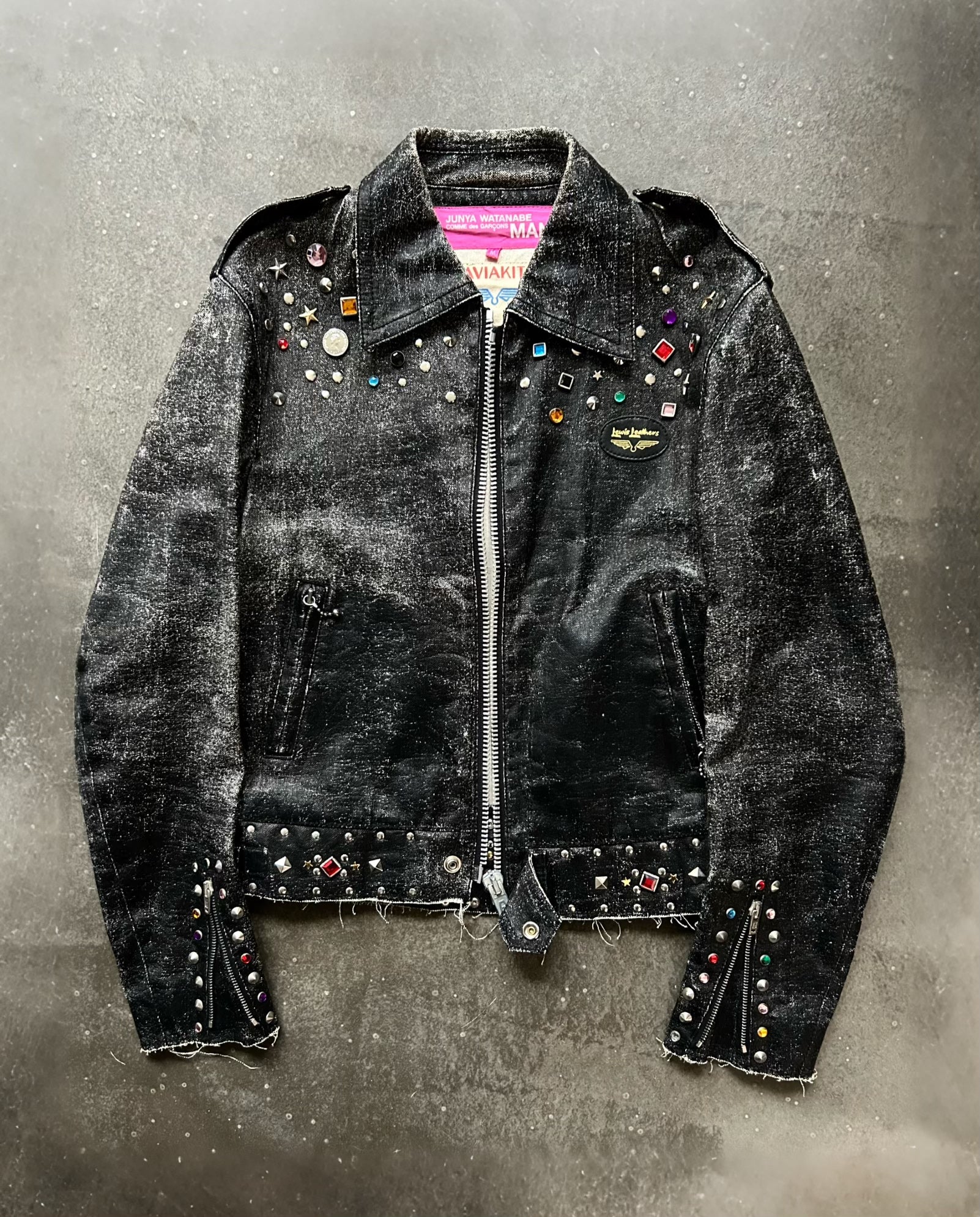 junya watanabe man jewel embellished jacket