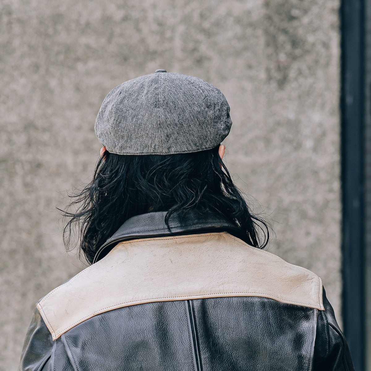 FRWHEELERS Pepper Salt Newsboy Cap