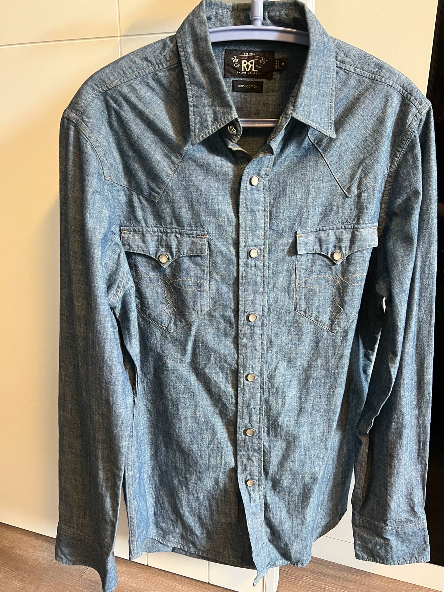 rrl patterned button-up shirt collection