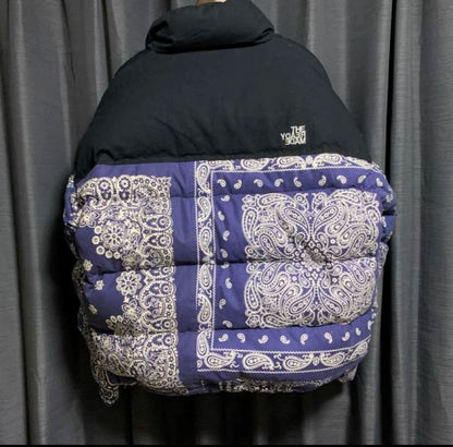 classic paisley down jacket with tags