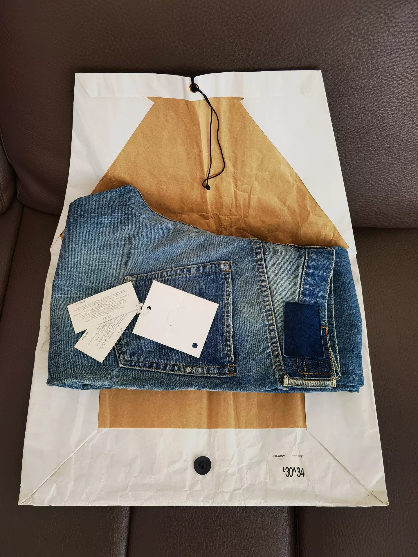 Visvim 18SS 03D14 Washed Jeans