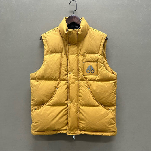 Moose Knuckles Yellow Down Vest in Size Small