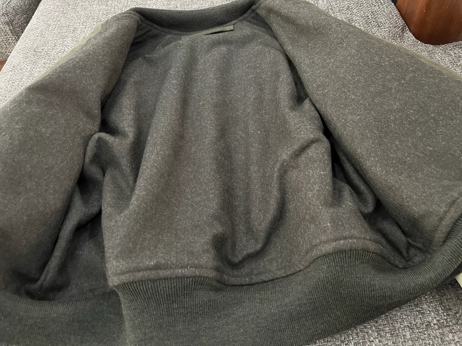 Nigel Cabourn 24AW M42 Leather Sleeve Deck Jacket