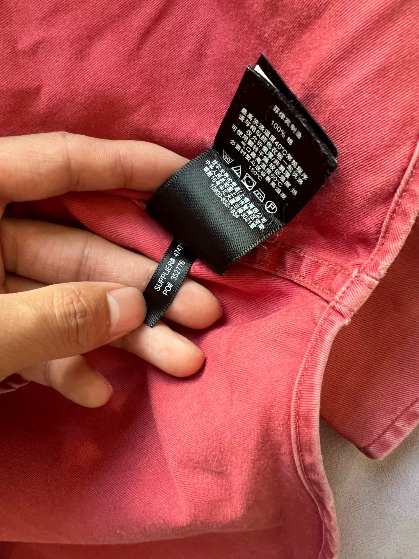 classic ralph lauren western shirt in watermelon