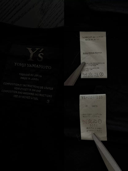 Yohji Yamamoto Y's Minimalist Jacket