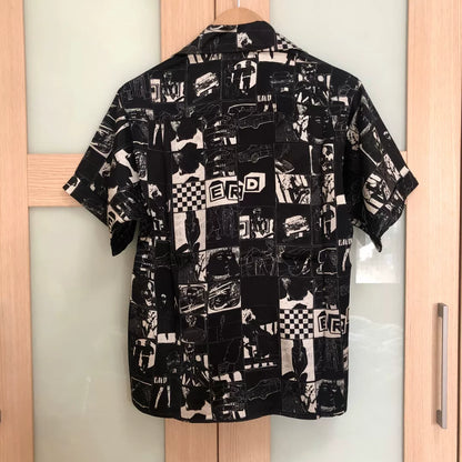 Enfants Riches Déprimés Black Cartoon Shirt