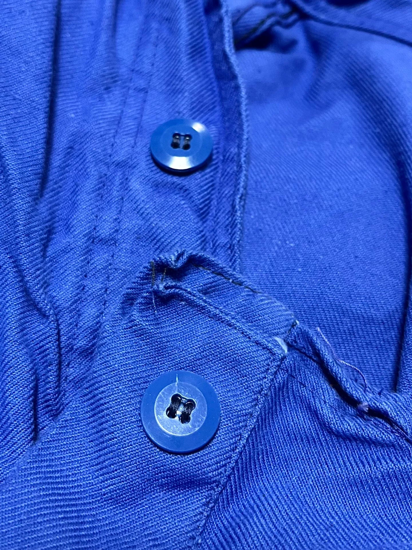 Vintage French Klein Blue Workwear
