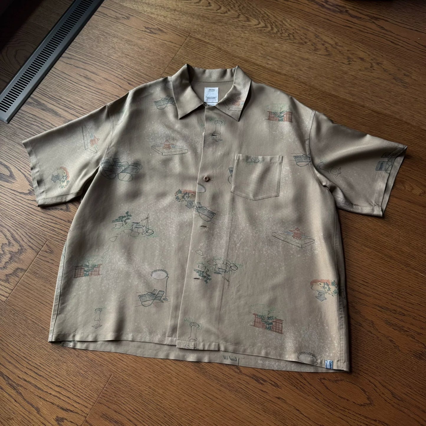 visvim 21ss Wallis S/S Garden Shirt