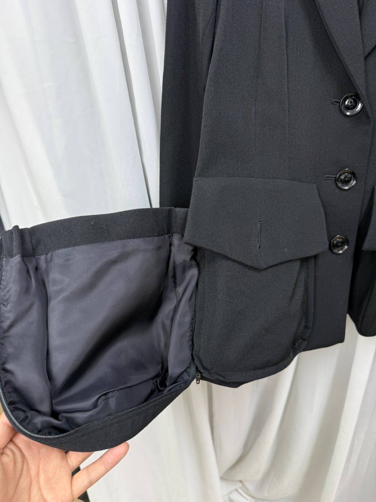 Yohji Yamamoto 23AW Waist-Cinched Jacket