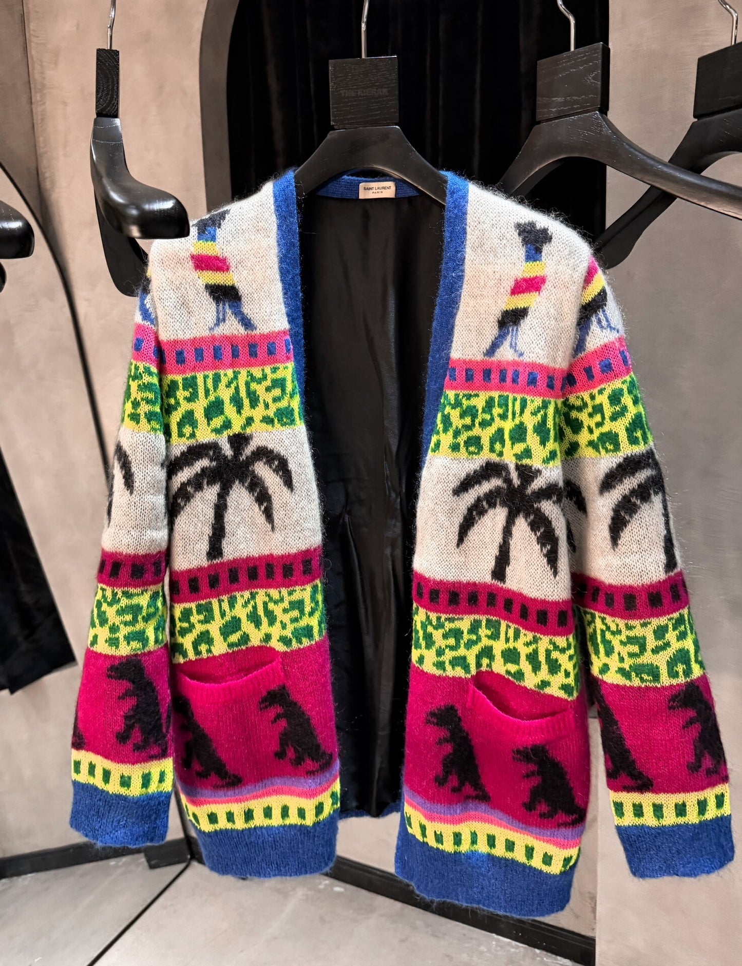 Saint Laurent GD Palm Tree Cardigan