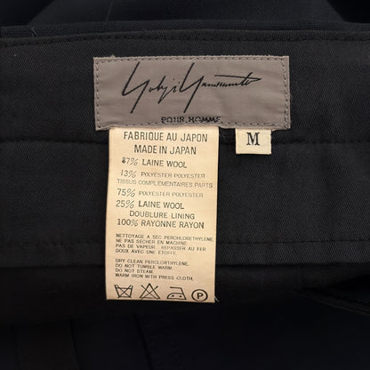 Yohji Yamamoto 98SS Lake Blue Wool Trousers