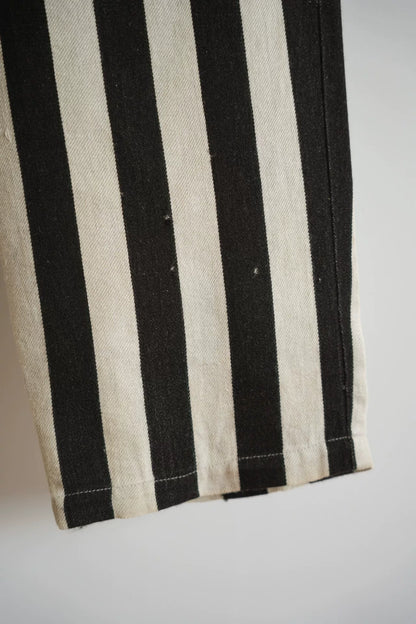 yohji yamamoto striped baseball pants