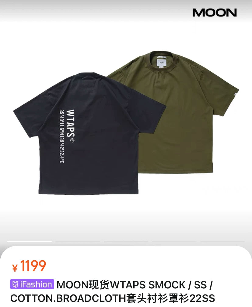 WTAPS 21ss Crew Neck Short Sleeve