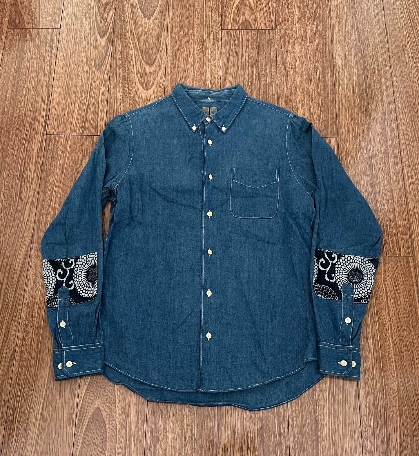 visvim lungta long sleeve patch shirt