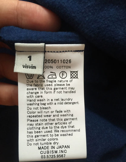 visvim ict elk 1910 Indigo Shirt