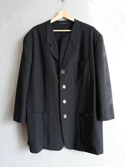 Yohji Yamamoto Double Layer Button Jacket