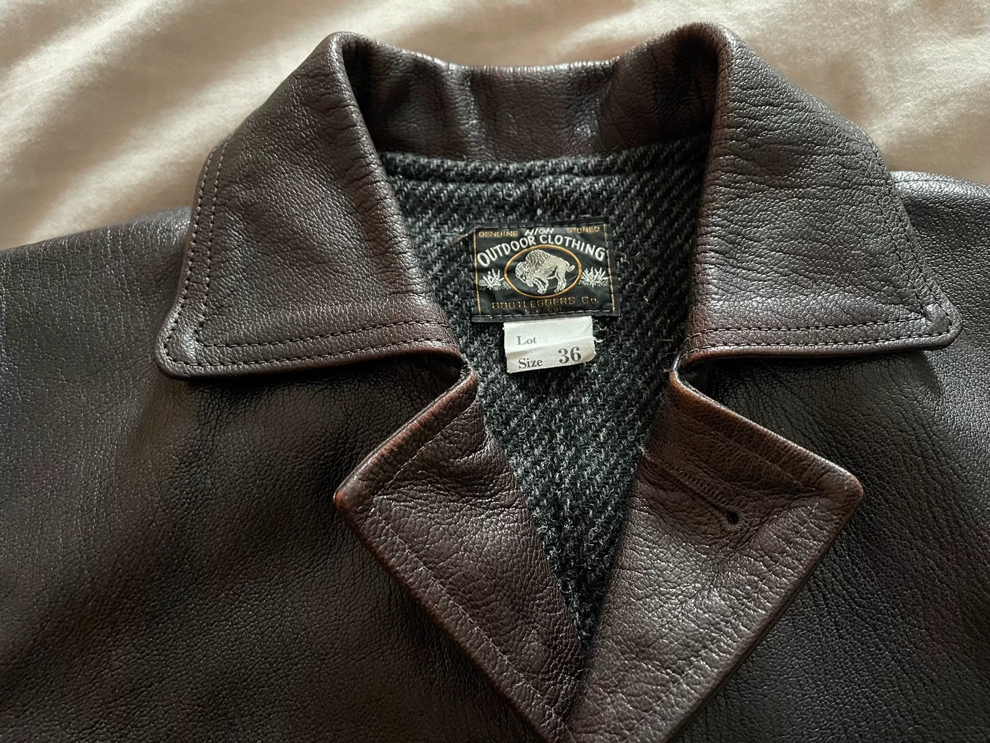 burgundy leather jacket with great condition