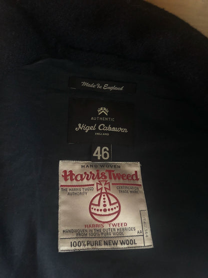 navy wool vest by Nigel Cabourn