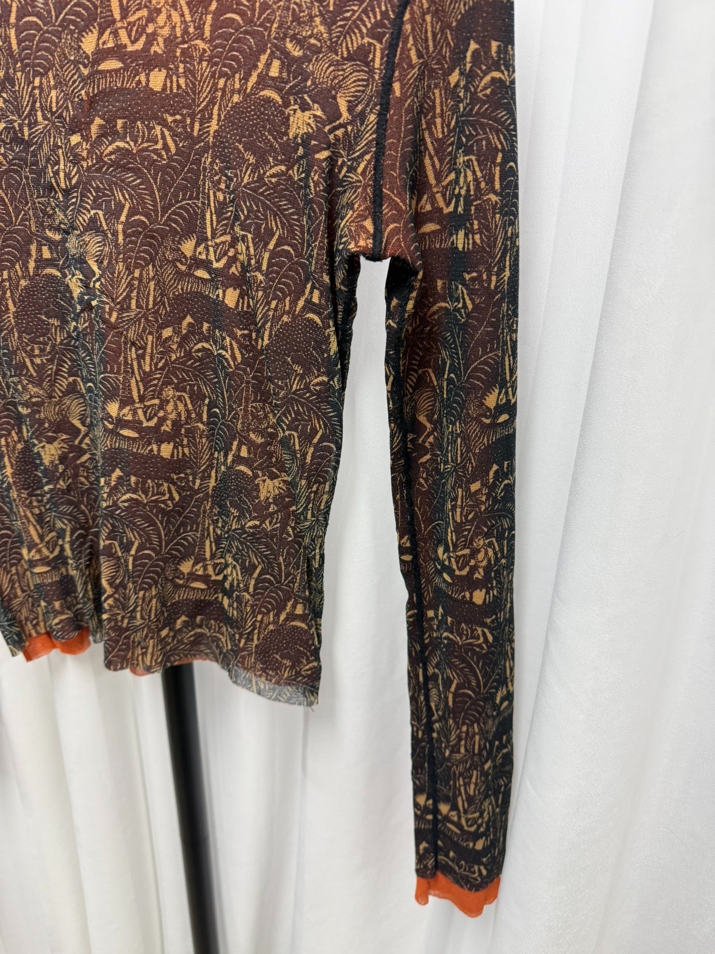 Jean Paul Gaultier Mesh Double Layer Top