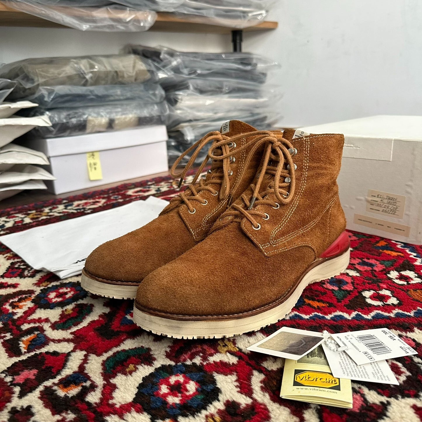 Visvim 10SS Virgil Boots in Brown