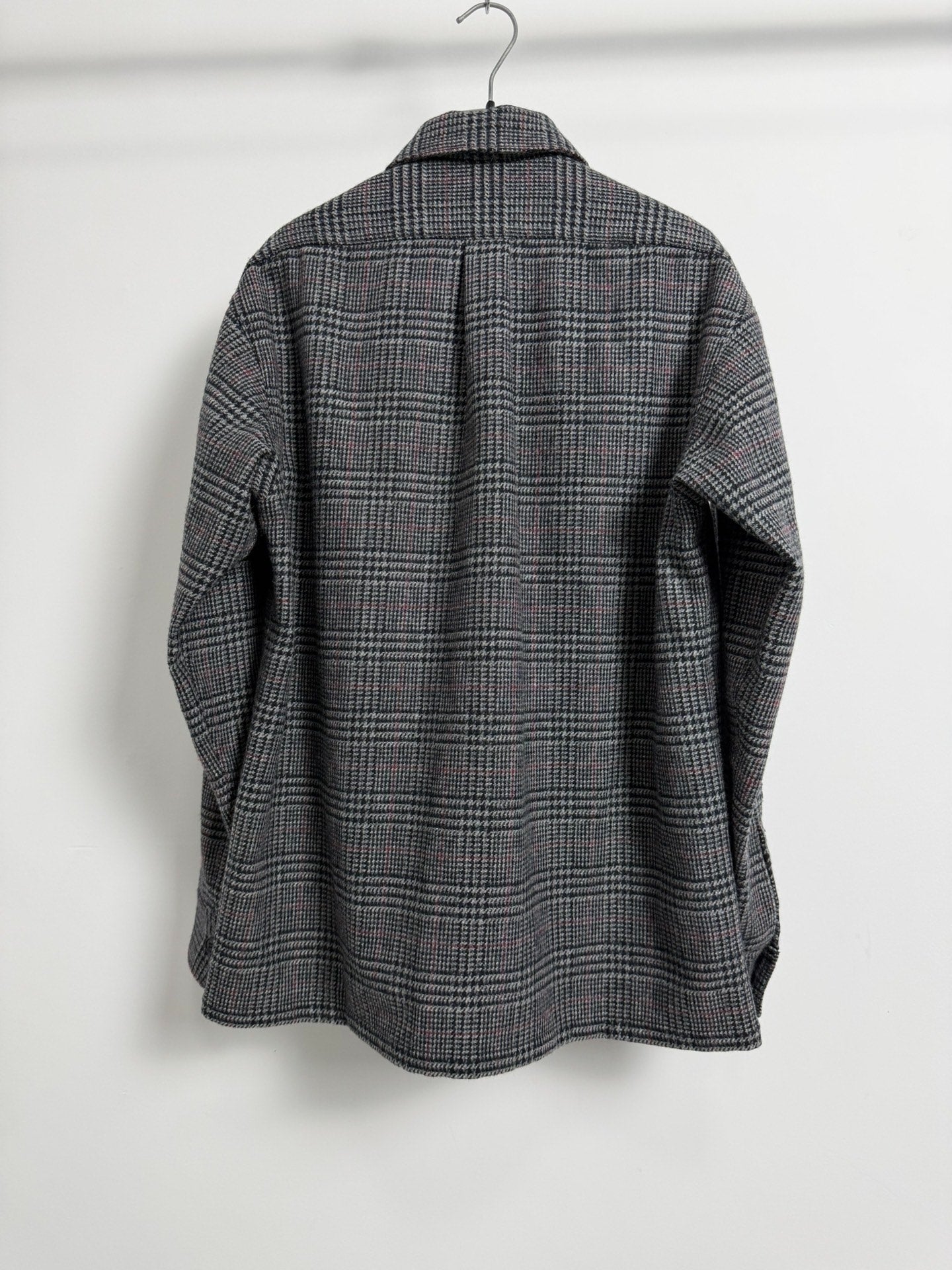 Saint Laurent 16FW Check Wool Overshirt