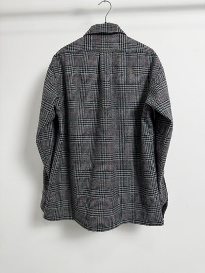 Saint Laurent 16FW Check Wool Overshirt