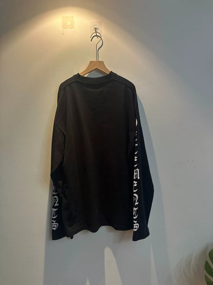 vetements long sleeve shirt with logo