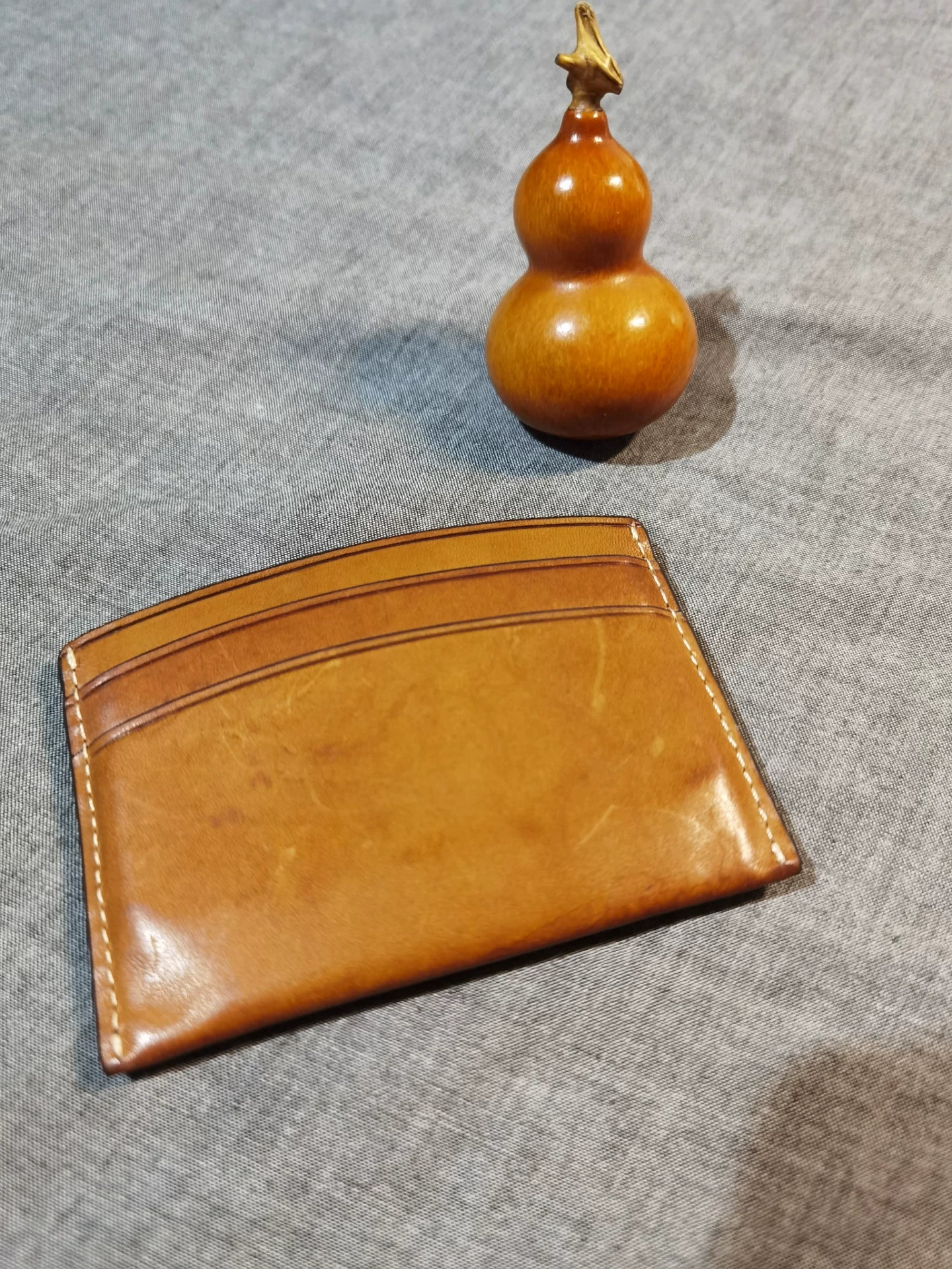 Ralph Lauren Waxed Leather Card Wallet