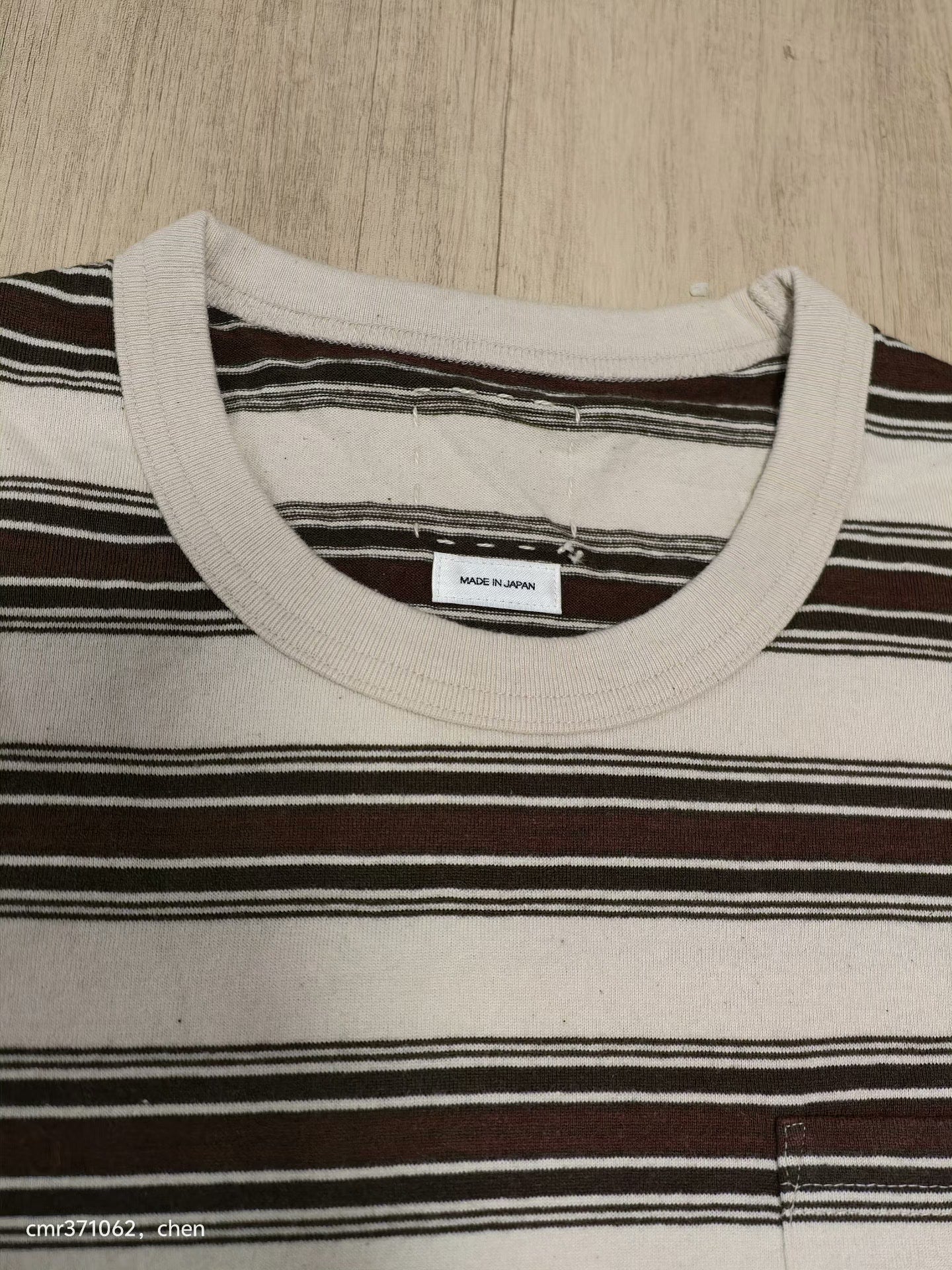 VISVIM 22SS BORDER JUMBO TEE
